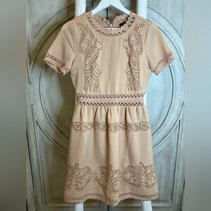 NWOT Ark & Co Womens Embroidered Lace Boho Dress - So Cute!